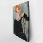 Πινακας σε καμβά MODIGLIANI - WOMAN WITH RED HAIR