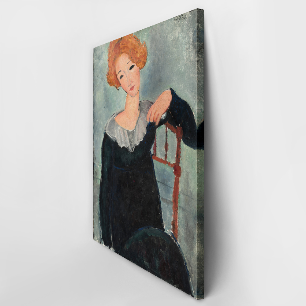 Πινακας σε καμβά MODIGLIANI - WOMAN WITH RED HAIR