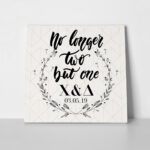 Τετράγωνος Πίνακας NOT TWO BUT ONE