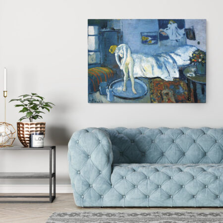Πινακας σε καμβά PICASSO - A BLUE ROOM - Pablo Picasso