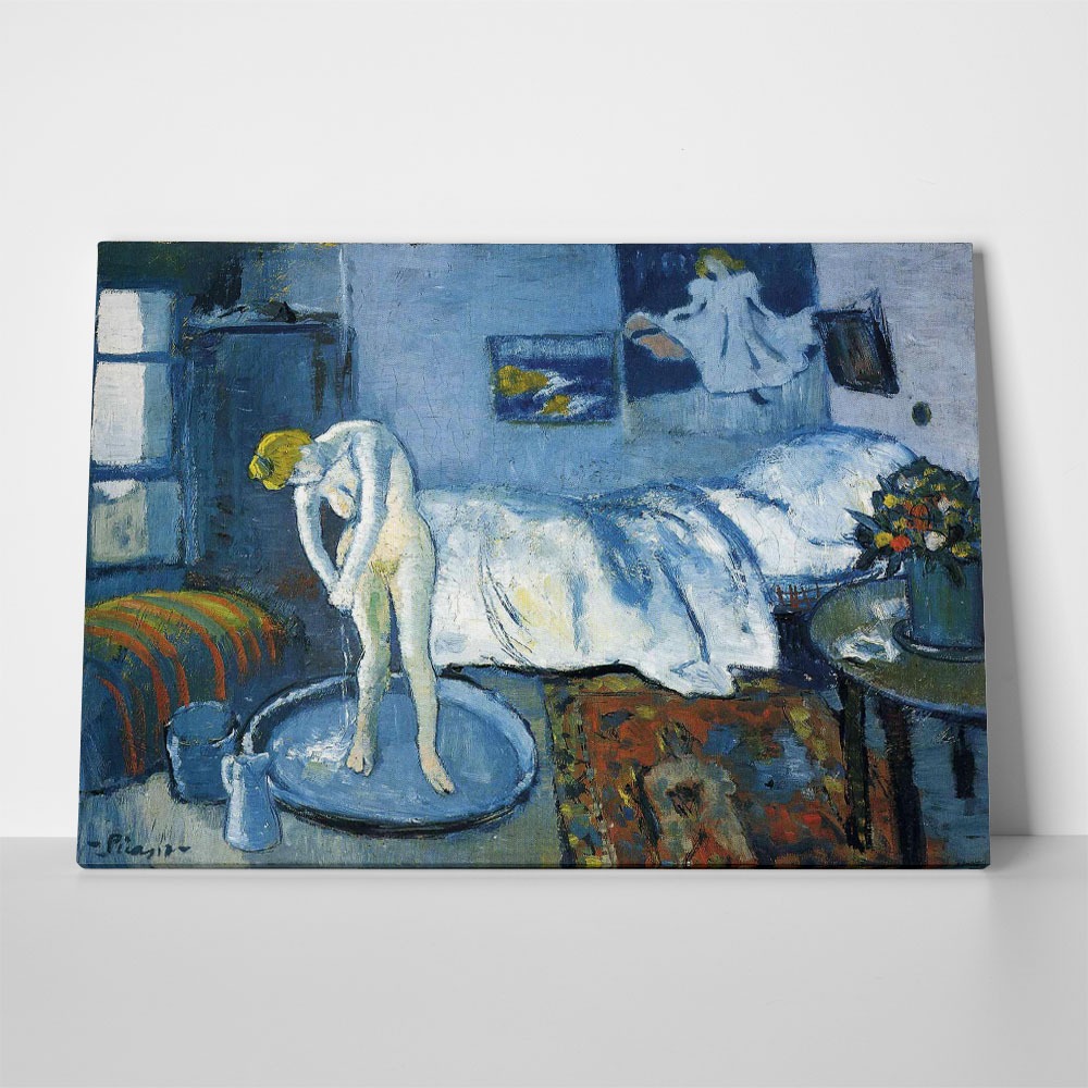 Πινακας σε καμβά PICASSO - A BLUE ROOM