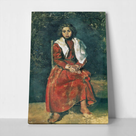 Πινακας σε καμβά PICASSO - BAREFOOT GIRL - Pablo Picasso Sticky 1