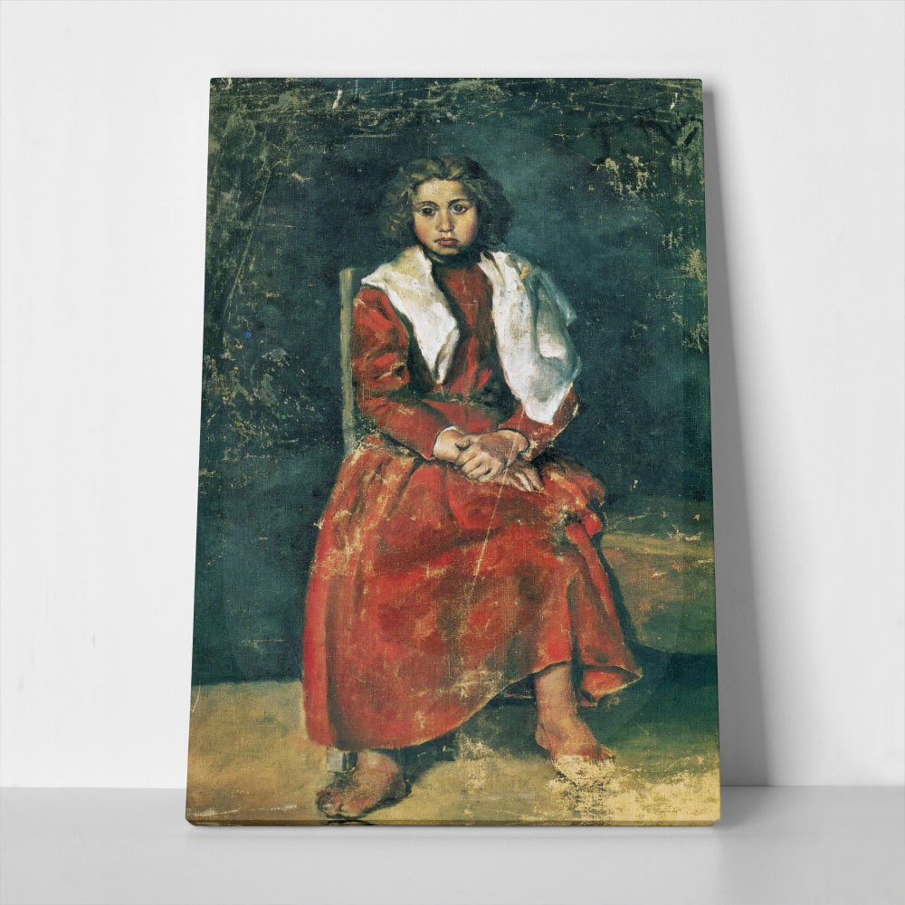 Πινακας σε καμβά PICASSO - BAREFOOT GIRL