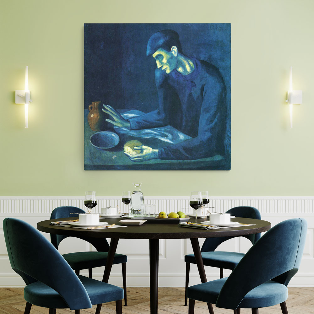 Πίνακας Τετράγωνος PICASSO - BREAKFAST OF A BLIND MAN