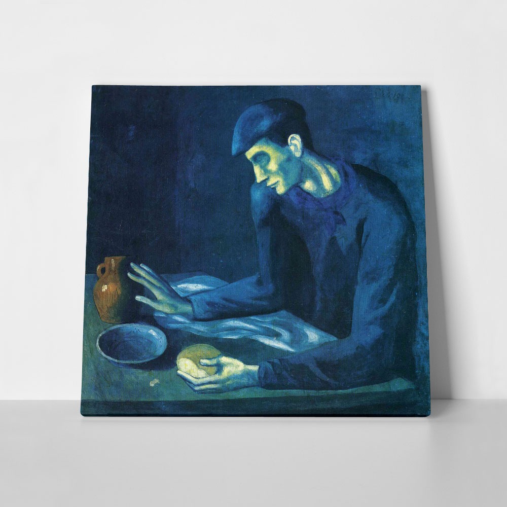 Πίνακας Τετράγωνος PICASSO - BREAKFAST OF A BLIND MAN