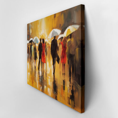 Πινακας σε καμβά RAIN PEOPLE PAINTING - Πινακες σε καμβα Sticky 4