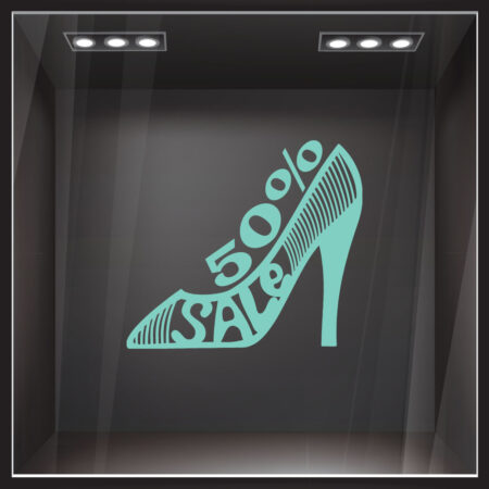Αυτοκολλητο εκπτωσεων SALE SHOE - Αυτοκόλλητα εκπτώσεων Sticky 2