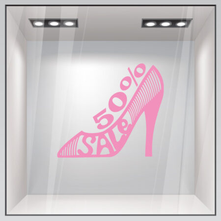 Αυτοκολλητο εκπτωσεων SALE SHOE - Αυτοκόλλητα εκπτώσεων Sticky 3