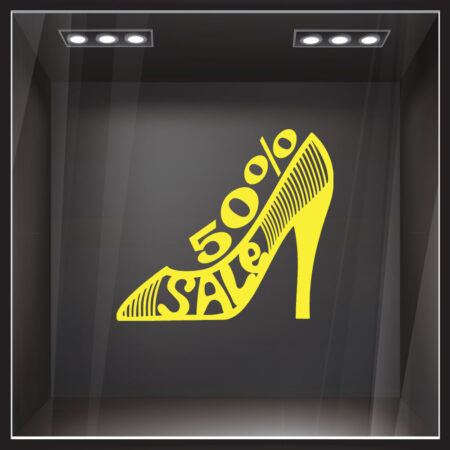 Αυτοκολλητο εκπτωσεων SALE SHOE - Αυτοκόλλητα εκπτώσεων Sticky 4