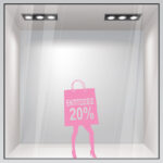 Αυτοκoλλητο Εκπτωσεων SALES WOMAN