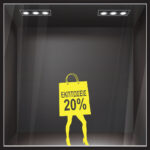 Αυτοκoλλητο Εκπτωσεων SALES WOMAN