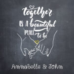 Τετράγωνος Πίνακας TOGETHER A PLACE TO BE B