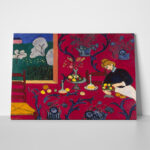 Πινακας σε καμβά MATISSE - RED ROOM