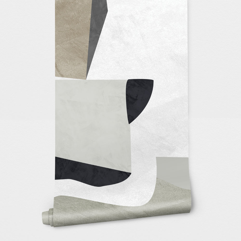 Αυτοκόλλητη Ταπετσαρία τοίχου ABSTRACT ART OF GEOMETRIC SHAPES