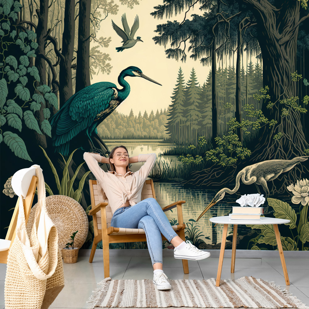 Αυτοκόλλητη Ταπετσαρία τοίχου AFTERNOON IN JUNGLE