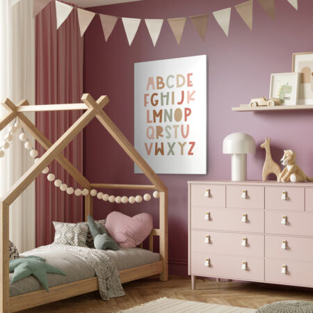 Πινακας σε καμβά ALPHABET PASTEL - Παιδικοι και set