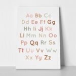 Πινακας σε καμβά ALPHABET UPPER LOWER