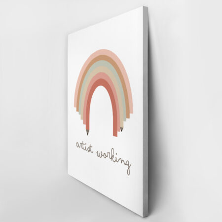 Πινακας σε καμβά ARTIST WORKING - Παιδικοι και set Sticky 3