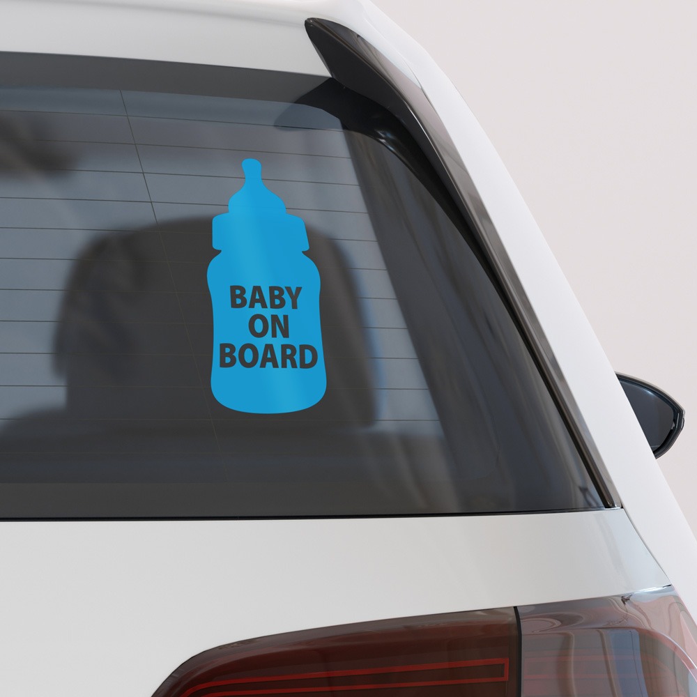 Αυτοκολλητο Αυτοκινητου BABY ON BOARD BOTTLE