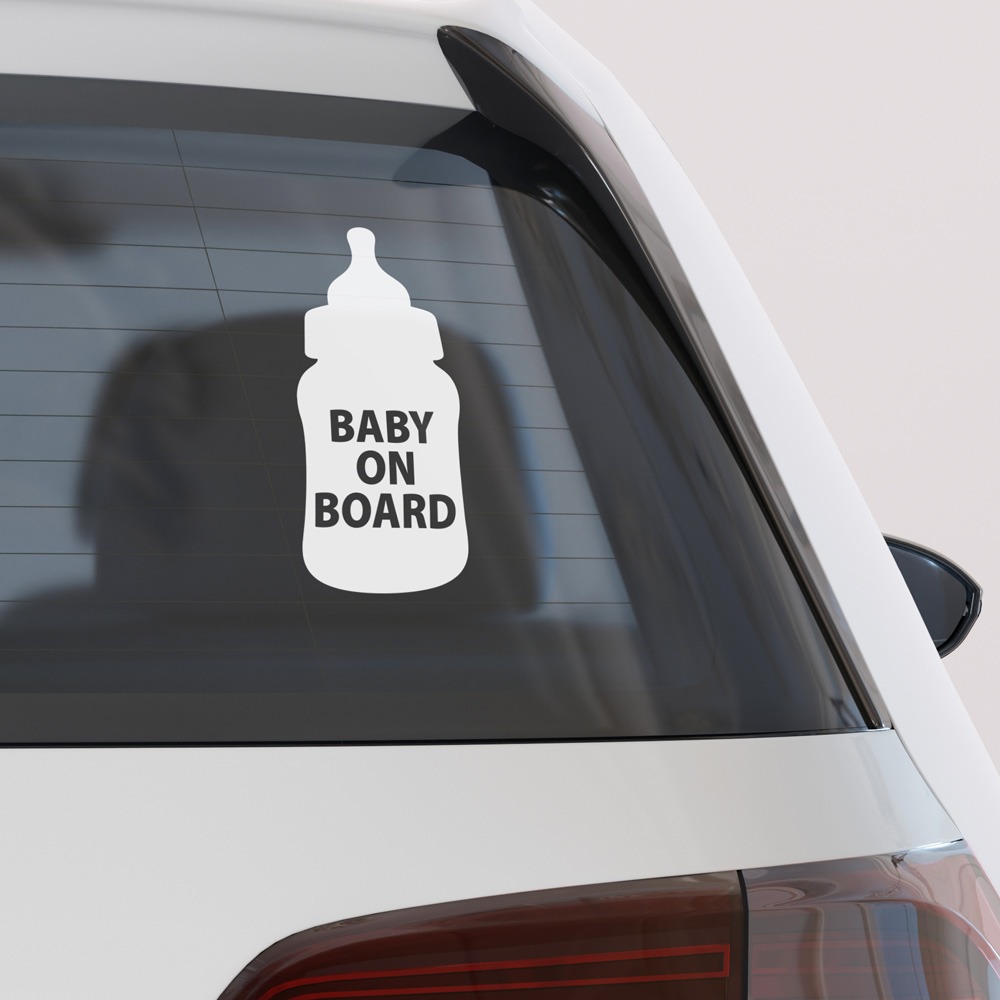 Αυτοκολλητο Αυτοκινητου BABY ON BOARD BOTTLE