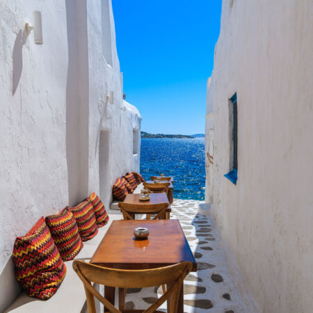 Πινακας σε καμβά BAR IN MYKONOS - Νησια Sticky 4