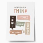Πόστερ BEFORE YOU SPEAK