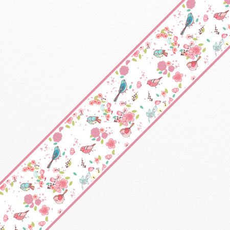 Μπορντούρα τοίχου BIRDS AND FLOWERS - Παιδικες μπορντουρες Sticky 1