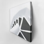 OUTLET Πίνακας σε καμβά BLACK AND WHITE STEPS 100cm x 65cm