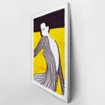 Πινακας σε καμβά BLACK AND YELLOW WOMAN