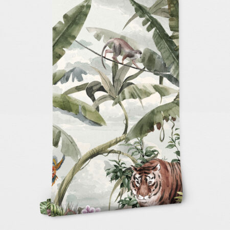 Αυτοκόλλητη Ταπετσαρία τοίχου BOHO JUNGLE PAINTING - Ταπετσαρίες Sticky 2