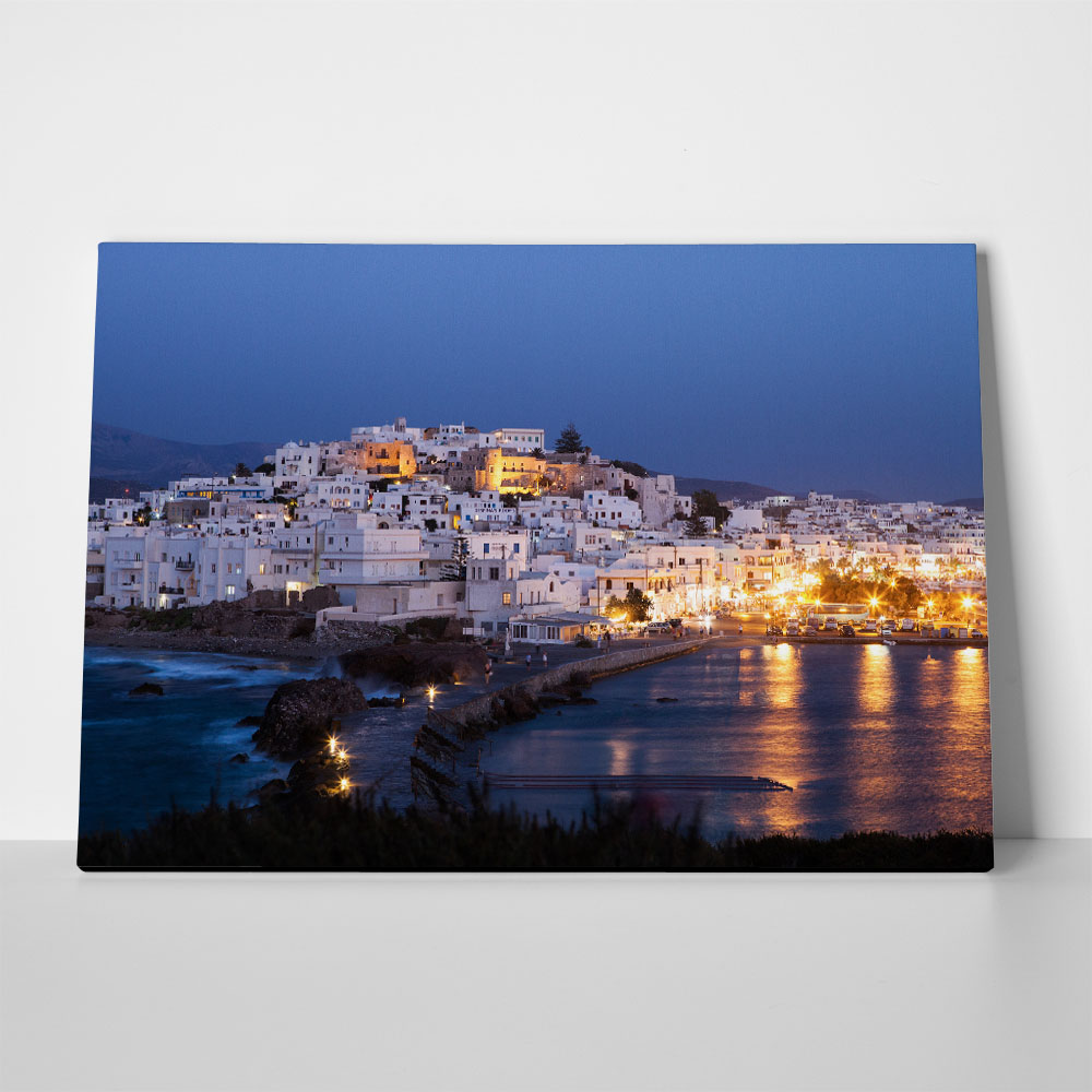 Πινακας σε καμβά CHORA NAXOS