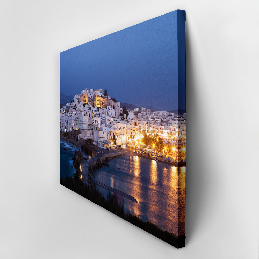 Πινακας σε καμβά CHORA NAXOS