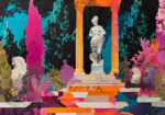Πινακας σε καμβά COLLAGE WITH ANTIQUE FEMALE SCULPTURE