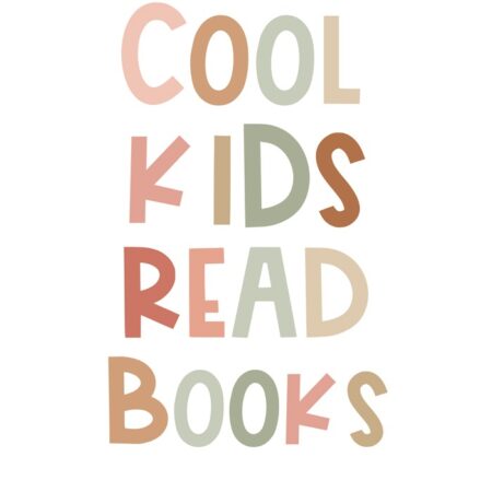 Πινακας σε καμβά COOL KIDS READ - Παιδικοι και set Sticky 5