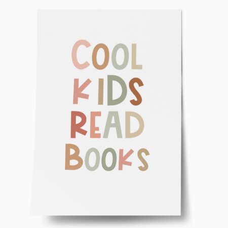 Πόστερ COOL KIDS READ - Παιδικά Sticky 1