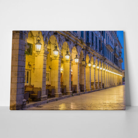 Πινακας σε καμβά CORFU HISTORIC CENTER - Πινακες σε καμβα