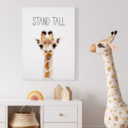 Πινακας σε καμβά CUTE GIRAFFE - Παιδικοι και set