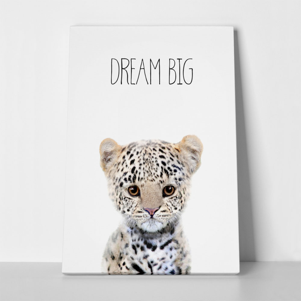 Πινακας σε καμβά CUTE LEOPARD