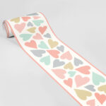 Μπορντούρα τοίχου CUTE PASTEL HEARTS