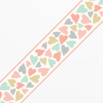 Μπορντούρα τοίχου CUTE PASTEL HEARTS