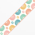 Μπορντούρα τοίχου CUTE PASTEL RAINBOWS