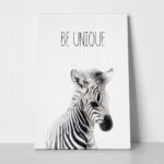 Πινακας σε καμβά CUTE ZEBRA