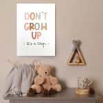 Πινακας σε καμβά DONT GROW UP