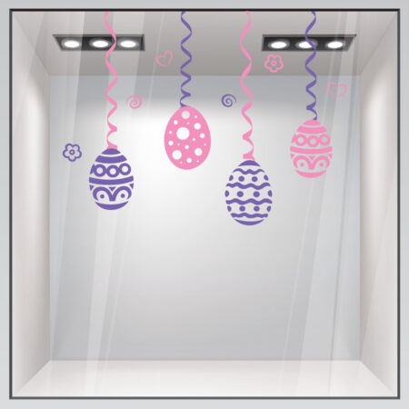 Αυτοκόλλητο Βιτρίνας EASTER 5 - Πασχαλινή βιτρίνα Sticky 4
