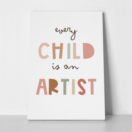 Πινακας σε καμβά EVERY CHILD - Παιδικοι και set Sticky 1