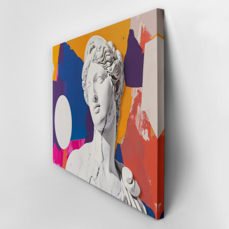Πινακας σε καμβά FEMALE SCULPTURE COLLAGE - Αξιοθεατα και Ιστορια Sticky 3