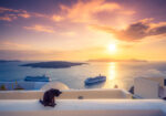 Πινακας σε καμβά FIRA TOWN SANTORINI 2