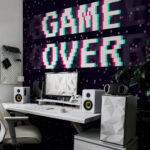 Αυτοκόλλητη Ταπετσαρία τοίχου GAME OVER