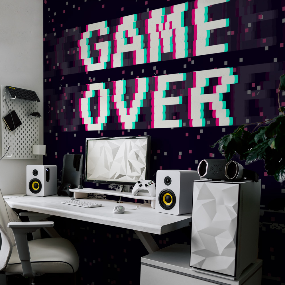 Αυτοκόλλητη Ταπετσαρία τοίχου GAME OVER