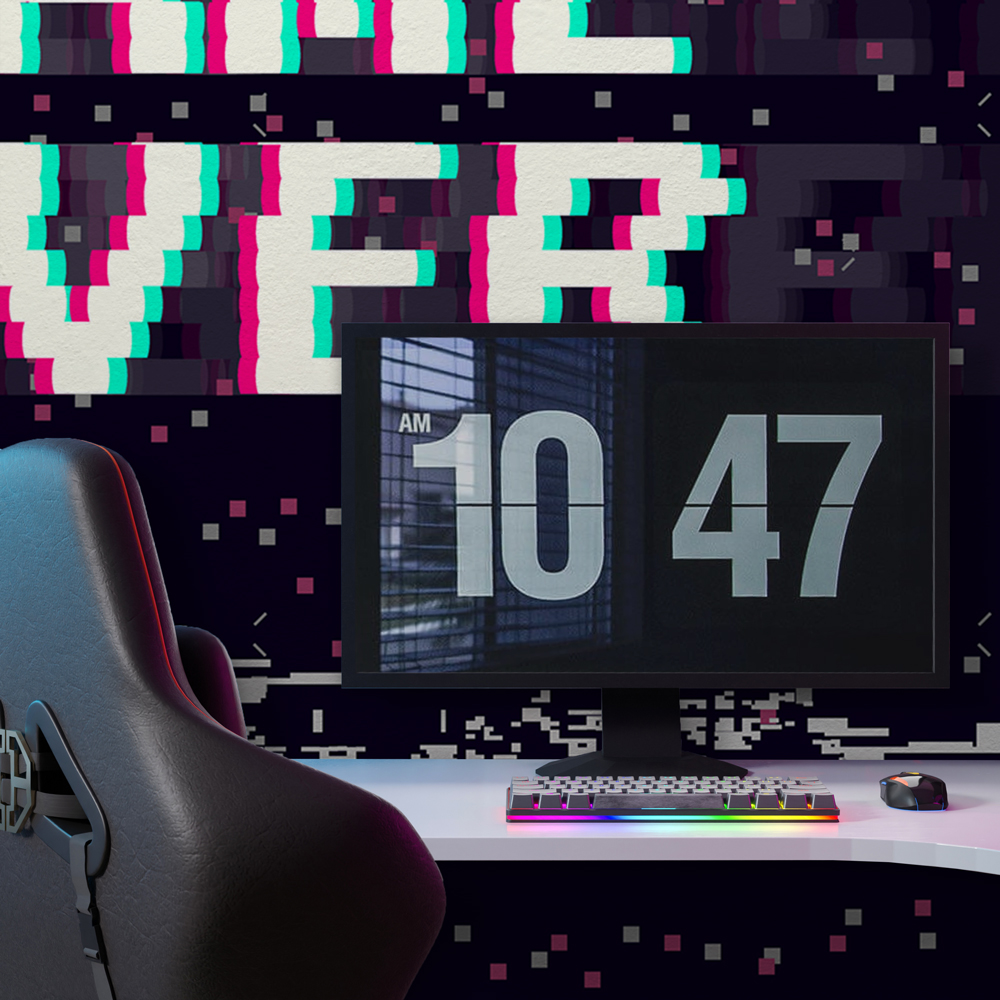 Αυτοκόλλητη Ταπετσαρία τοίχου GAME OVER